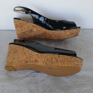 Patent Leather Wedge MARC FISHER Shoes (8.5)